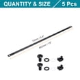 thumbnail image 2 of Uxcell 1U Horizontal Cable Managers, 5 Pack 19 Inch Rack Cable Bar Rack Mount Cord Management Metal Wire Organizer, 2 of 5
