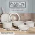thumbnail image 3 of Cookware Set with Removable Handle Oven RV Safe Pots and Pans Set Cream Original, 3 of 7