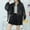 Black, variant on Sequin Short Loose Sparkling Top Jacket Nightclub Stage Performance Clothing Dj plus Size Jackets for Women plus Size Coat 3x 3x Jacket with Hood Winter Coat Anorak Womens Jacket with Hood plus Size