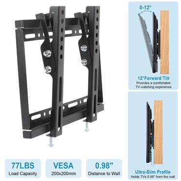Universal Tilt & Swivel TV Wall Mount – Fits 26-55 Inch – VESA 100x100 To 400x400 – 25kg Capacity