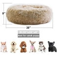 thumbnail image 4 of Cama para perros Cama calmante para perros pequeños Cama para cachorros Calentamiento antiansiedad Cama redonda suave y acogedora para mascotas Se adapta hasta gatitos y cachorros brillar Electrónica, 4 of 5
