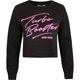 thumbnail image 1 of Knight Rider - Suéter Crop Top Turbo Neón para Mujer (Negro, Rosa), 1 of 3