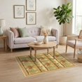 thumbnail image 3 of ODIKA 4'x6' Ultra-Soft Area Rug, Circle Print Door Saguaro Prickly Pear Motif Border Doormat None Washable, Bare feet friendly, Silk-Touch for Bedroom Home office, 3 of 7