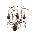 thumbnail image 2 of Arbor Collection Wall Sconce W:20" H:21" E:11" Lt:3 Golden Dark Bronze Finish Royal Cut Clear, 2 of 2