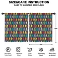 thumbnail image 2 of Blackout Kids Curtains,Red Bigfoot Pattern Childrens Insulated Curtains Set Of 2,Bedroom Essentials,Toddler Room Decor 52x63in(132x160cm), 2 of 5