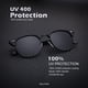 thumbnail image 3 of Gafas de sol KALIYADI polarizadas semisin montura que bloquean los rayos UV, 3 of 6