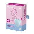 thumbnail image 2 of Satisfyer Stimulateur d'Impulsions Aériennes Cœur Mignon Bleu, 2 of 5