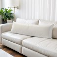 thumbnail image 3 of Cream Geometric Long Body Pillow Cover 20x60 Inch, White Greek Key Design Abstract Modern Art Decorative Pillowcase with Zipper, Microfiber Soft Breathable Long Pillowcases for Women, 3 of 9