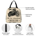 thumbnail image 3 of Pofeuu Let The Adventure Begin Print Lunch Bag Lunch Box Large Capacity Insulated Lunch Bag for Adult, Leakproof Reusable Lunch Tote Bags for Work, 3 of 5
