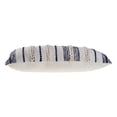 thumbnail image 4 of Laddha Home Designs Loomed Braided Striped Lumbar Pillow Cover - 28" - Navy Blue and White, 4 of 7