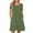 Army Green, variant on gakvbuo Summer Dresses For Women 2025 Mini Dress Casual T Shirt Dress Crewneck Short Sleeve Knee Length Beach Vacation Sundress With Pockets