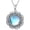 Style 4, variant on SISGEM 925 Sterling Silver Moonstone Pendant Necklace, Retro Vintage Moonstone Necklace for Women, Jewelry Gift for Mother's Day, Birthday Anniversary Christmas, with 18+2inch Chain