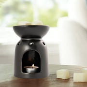 Mainstays Ceramic Tealight Warmer, Black, 1 Pc