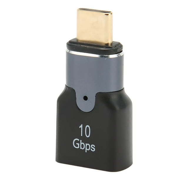 Adaptador Magnético USB Hembra A Tipo C, Adaptador Magnético USB C De Aleación De Aluminio Para El Hogar