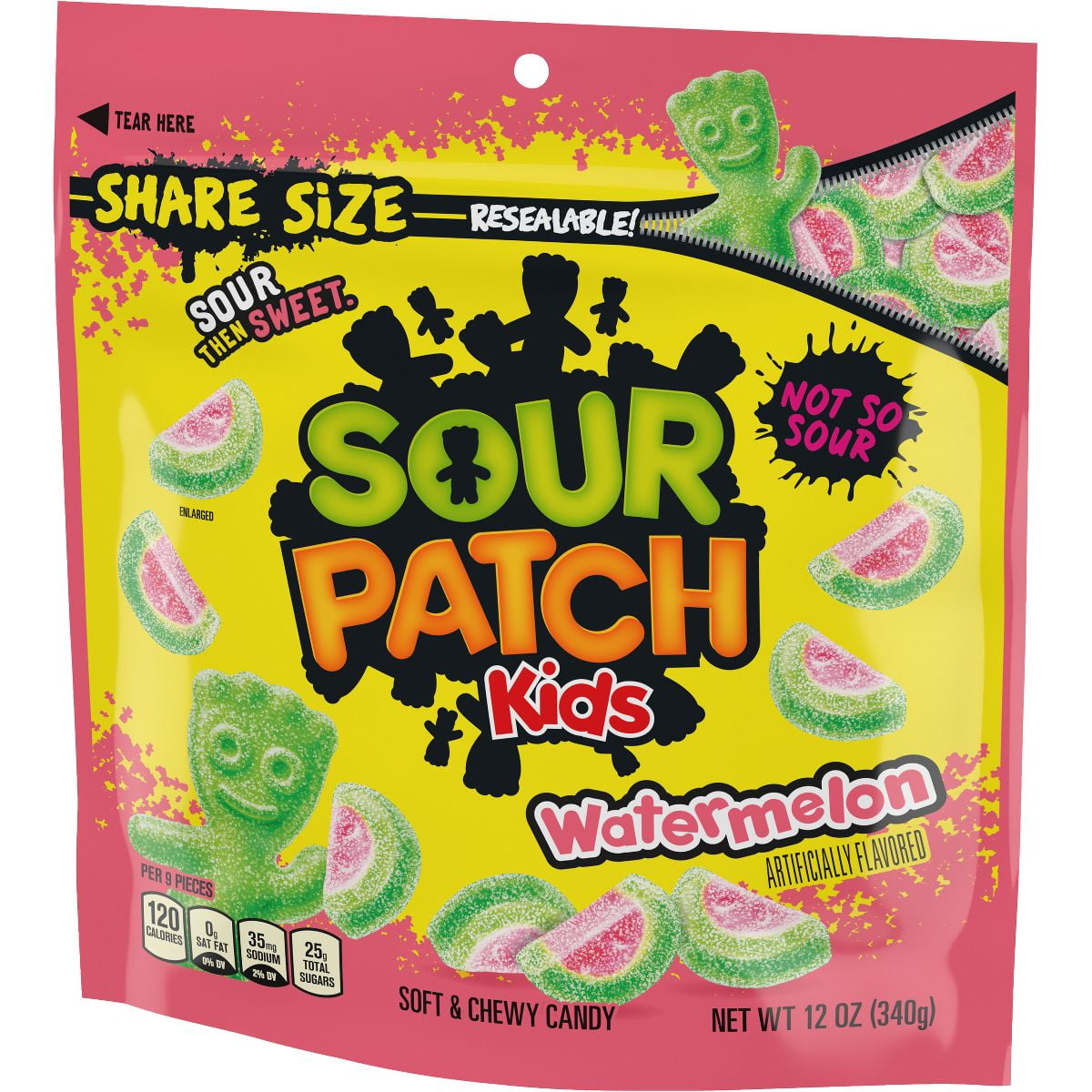 Sour Patch Kids Watermelon Soft Chewy Candy - 12oz - Pack of 2