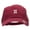 Wine, variant on Gemini Zodiac Sign Embroidered Unstructured Cap - Wine OSFM