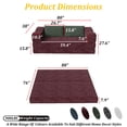 thumbnail image 3 of 80"Modern Convertible Couch Bed,King Size Futon Bed Double Mattress,No Assembly Required,Prefect For Apartment,Living Room, 3 of 8