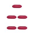 thumbnail image 1 of relayinert Easy To Clean And Soft Bath Mat For Bathroom Floors Non-slip Polyester Bathroom Carpet Bathroom Rugs Winered 5Set, 1 of 6