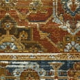 thumbnail image 5 of Oriental Weavers Naples Indoor/Outdoor Rug - 1204X - 7'10" x 10' - in Rust/ Blue - Vintage Inspired, Water, Stain and Fade Resistant, Hose Clean, Patio, Outdoor Living Area Rug, 5 of 5