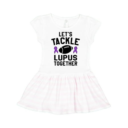 

Inktastic Lets Tackle Lupus Together Gift Toddler Girl Dress