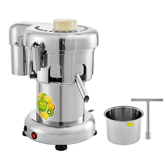 KFFKFF Commercial Juice Extractor Heavy Duty Juicer Aluminum Casting and Stainless Steel Constructed Centrifugal Juice Extractor Juicing both Fruit and Vegetable