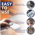 thumbnail image 4 of Dishwasher Cleaner and Deodorizer Tablet - 6 Tablets Deep Cleaning Descaler for Dishwasher Machine - Remove Limescale, 4 of 6