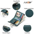thumbnail image 5 of SUOSDEY Women Leather Wallet Small Compact Ladies Purse RFID Blocking Credit Card Case, 5 of 7