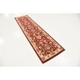 thumbnail image 7 of Unique Loom Sialk Hill Collection Area Rug - Washington (2' 2" x 8' 2" Runner Burgundy/Cream) Floral Traditional Perfect For Living Room Bed Room Dining Room Office, 7 of 7