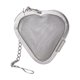 thumbnail image 1 of HIC Colador de hojas de té sueltas en forma de corazón e infusor de hierbas Bola de té de malla de acero inoxidable 18/8 de 2,5 pulgadas, 1 of 1
