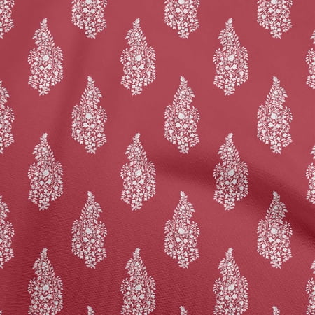 oneOone Velvet Magenta Fabric Block Sewing Craft Projects Fabric Prints By Yard 58 Inch Wide-V0
