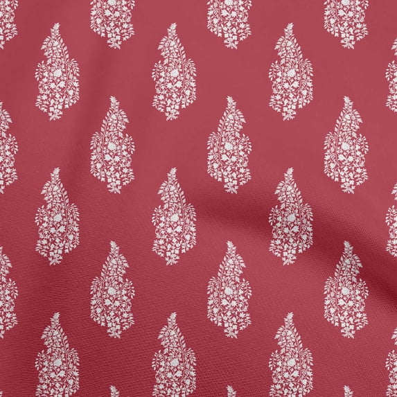 oneOone Cotton Jersey Magenta Fabric Block Diy Clothing Quilting Fabric Print Fabric By Yard 58 Inch Wide-KS