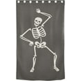 thumbnail image 2 of Coolnut Blackout Window Curtain Panels for Apartment 84" Funny Skeletons Dancing Floor to Ceiling Curtains Sheer Curtains Window Treatment Thermal Insulated, 2 of 7