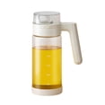 thumbnail image 2 of Xihbxyly Las mejores ofertas de hoy Recipient of aceite Aceitera in vidrio and apertura y cierre automáticos Aceitera domestica botella in llenado aceite in soja de gran capacidad para almacenar bote, 2 of 7