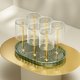 thumbnail image 5 of Estante para tazas de café, organizador de 6 portavasos, elegante, organizador de tazas, pulseras y otras joyas pequeñas, usos múltiples, resistente Verde oscuro, 5 of 7