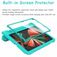 thumbnail image 5 of Kids Case for 10.9" iPad Air 5th/4th Generation/iPad Pro 11" 2021/2020/2018 (3rd /2nd /1st Generation) - with Built-in Screen Protector, Shockproof Lightweight Handle Stand Cover, 5 of 6
