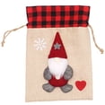 thumbnail image 2 of XZNGL Christmas Decorations Cartoon Drawstring Faceless Doll Candy Bag Forest Man Candy Bag, 2 of 4