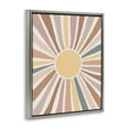 thumbnail image 3 of Stupell Industries Southwestern Desert Sun Rays Abstract Painting Gray Floater Framed Canvas Art Print Wall Art, 25 x 31, 3 of 9