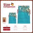 thumbnail image 3 of KLL Seashells And Fishing Net On Blue Wooden Table for Christmas Gift Bag,Holiday Bags for Gifts Christmas Bags & Drawstring Gift Pouch Reusable Holiday Gift Bags & Party Favor Bags (1 PCS)-Medium, 3 of 9