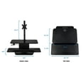 thumbnail image 5 of Mount-It! Sit Stand Workstation Standing Desk Converter With Monitor Mount Combo, Ergonomic Height Adjustable Tabletop Desk(MI-7913), 5 of 9