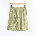 thumbnail image 2 of cfhntfmh Womens Pajama Shorts Summer Lounge Elastic Waist Loose Shorts Sleepwear Pocketed Cute Print Plus Size Pjs Bottoms, 2 of 3