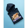 thumbnail image 3 of Astronomy Retro Design Hoodie Men -Image by Shutterstock, Male Medium, 3 of 4