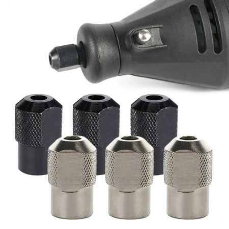 

6pcs Mini Drill Chuck M8×0.75mm Zinc Alloy Chuck Nut Rotary Tool Accessories