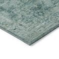thumbnail image 3 of Addison Rugs Chantille Indoor/Outdoor Traditional Border Teal Machine Washable Rectangle Rug, 5' x 7'6", 3 of 7