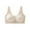 Beige, variant on Unlined Minimizer Bra for Womens,Front Closure Bra for Breast Forms,Seamless Supportive Bralette for Women
