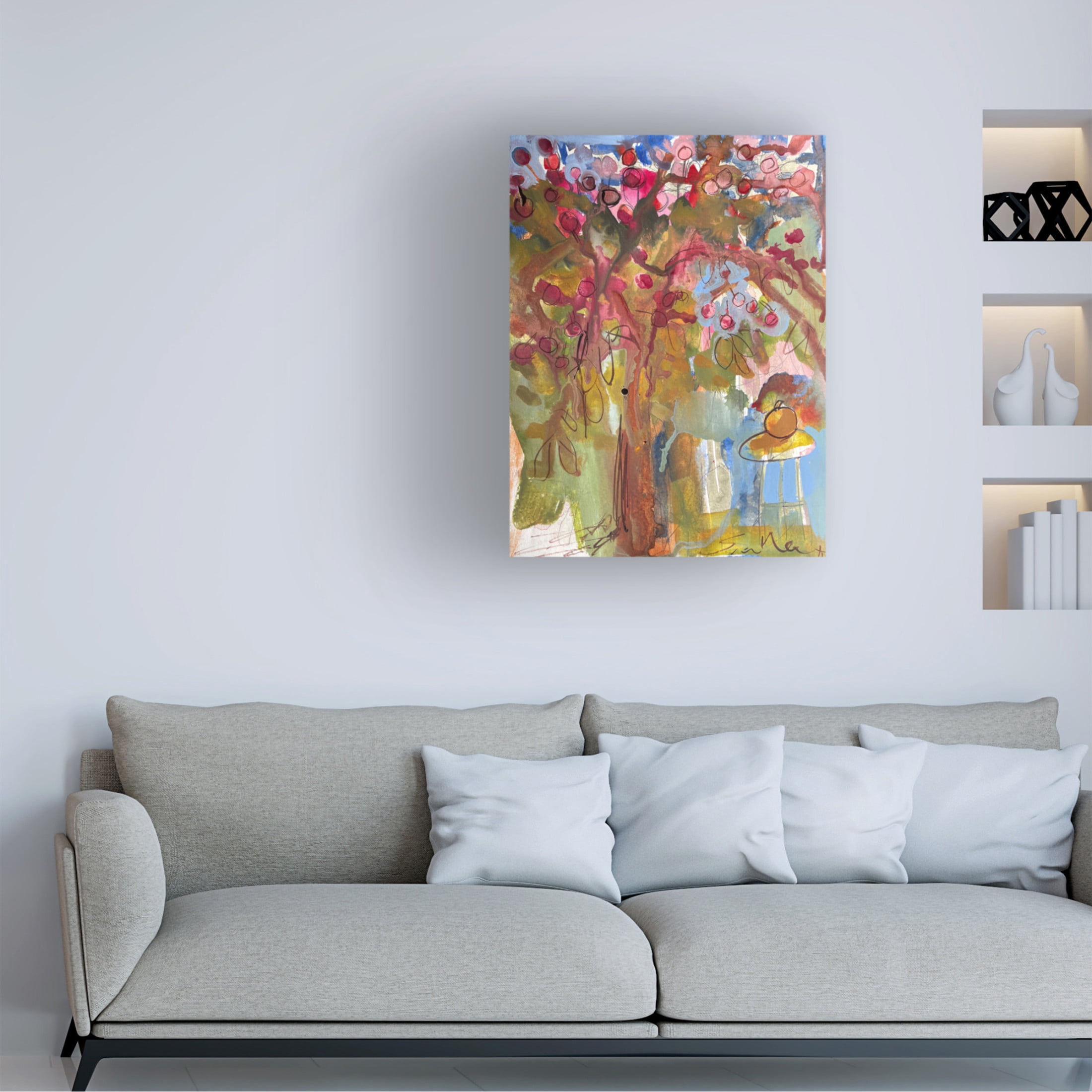 Trademark Fine Art Erin McGee Ferrell  Under the Apple Tree II Canvas Wall Art