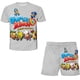 thumbnail image 1 of Verano 2023 nuevos conjuntos Super Zings ropa niños cuello redondo manga corta Tops camisetas + Pantalones cortos trajes de dos piezas trajes 5T Gao Jinjia LED, 1 of 2