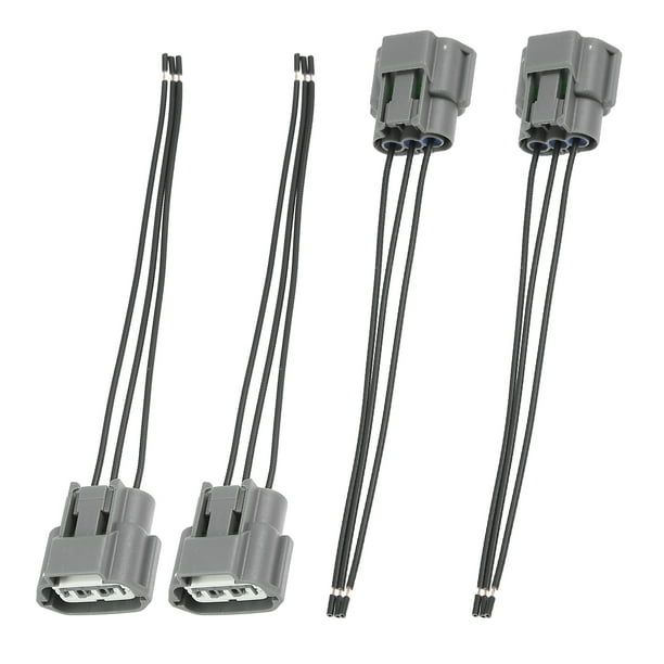 4 Piezas Encendido Bobina Conectores Enchufe Cableado Arnés Coleta 3 Cable