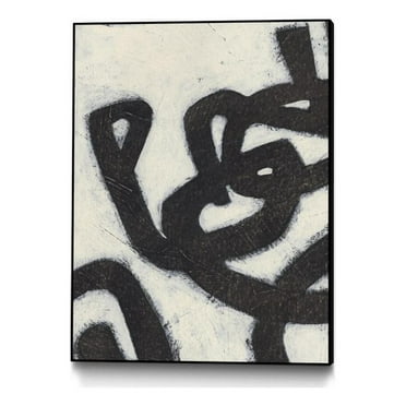 Giant Art Canvas  24x32 Symbiotic I Framed in White