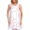 thumbnail image 1 of Cauagu Sensibilisation au Cancer du Sein (4) pour Robes d'Été pour Femmes, Robes Décontractées Sans Manches Col Rond avec 2 Poches, 1 of 7