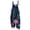 Dark Blue, variant on Jumpsuits for Women Floral Print Adjustable Spaghetti Strap Summer Overall Shorts Sleeveless Comfy Loose Fit Casual Jumpsuits with Pockets Khaki M